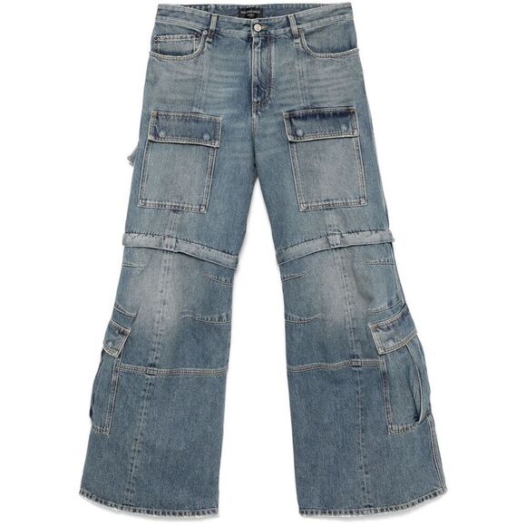Balenciaga Blue Denim Pants main image 0